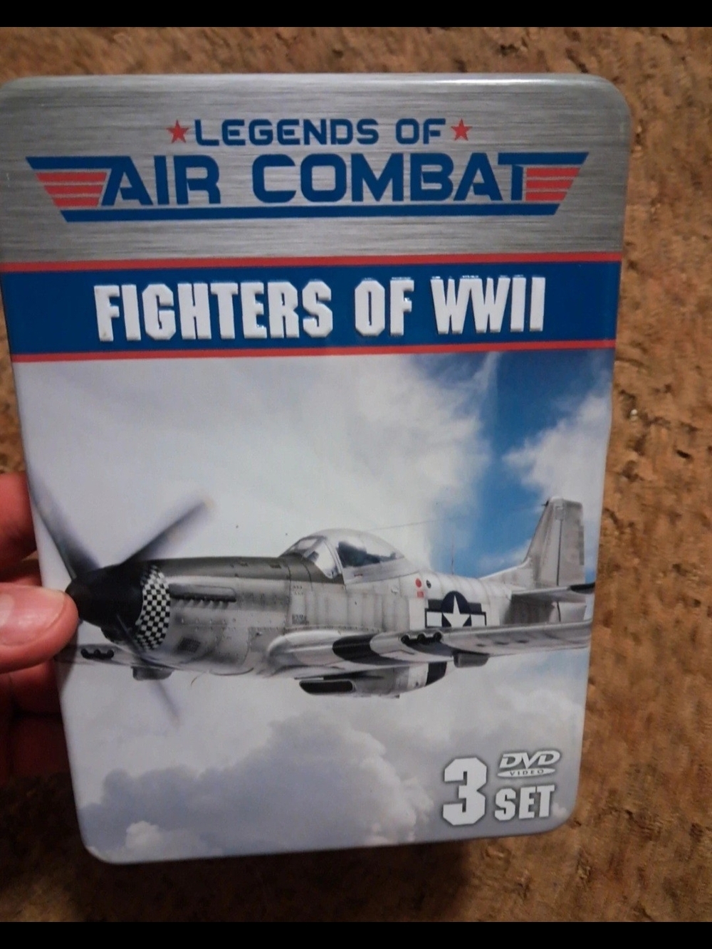 Legends of Air Combat: Fighters of WWII DVD 3-Set - Silver/Blue